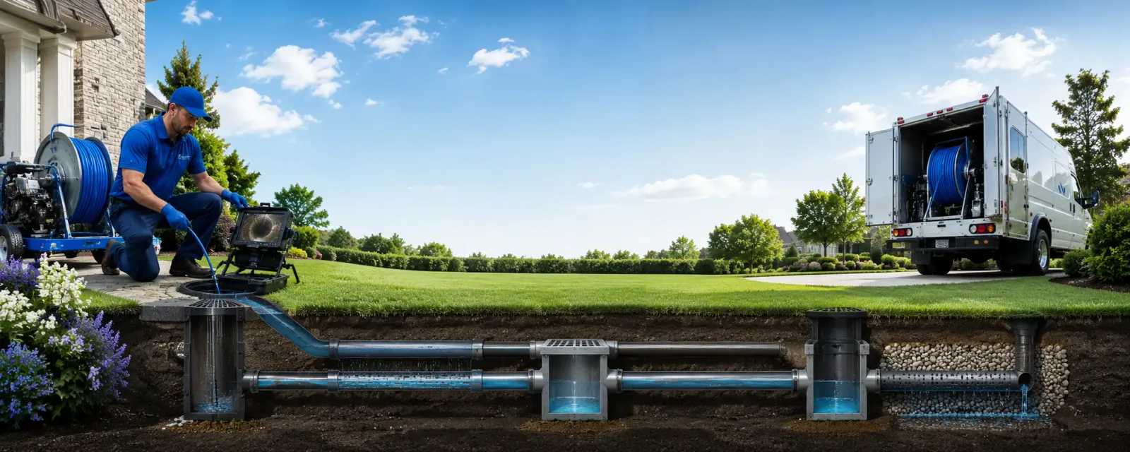 Outdoor drain cleaning information for Broadus, MT